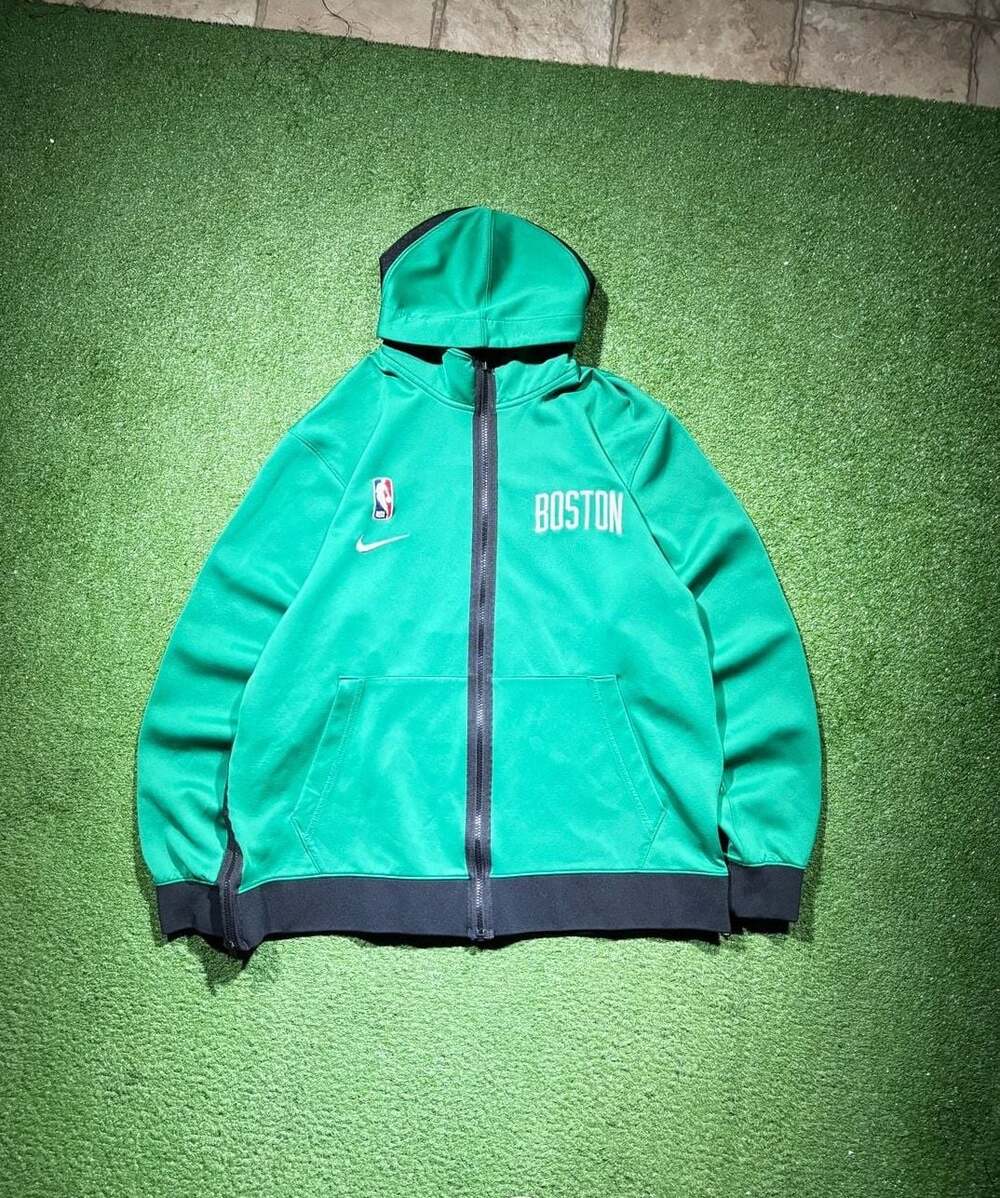 Nike Boston Celtics NBA Dri-FIT Full-Zip Hoodie Green Size XL